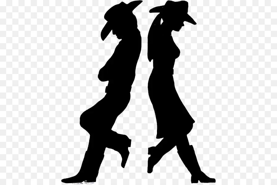 Silhouettes De Cow Boys，Cow Boy PNG