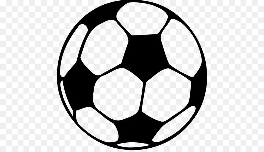 Ballon De Football，Noir Et Blanc PNG