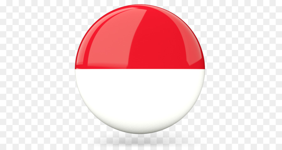 Drapeau Rouge Et Blanc，Rond PNG