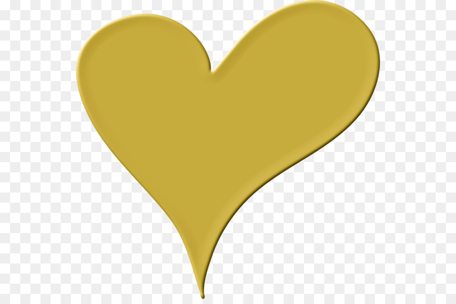 Coeur Jaune，Amour PNG