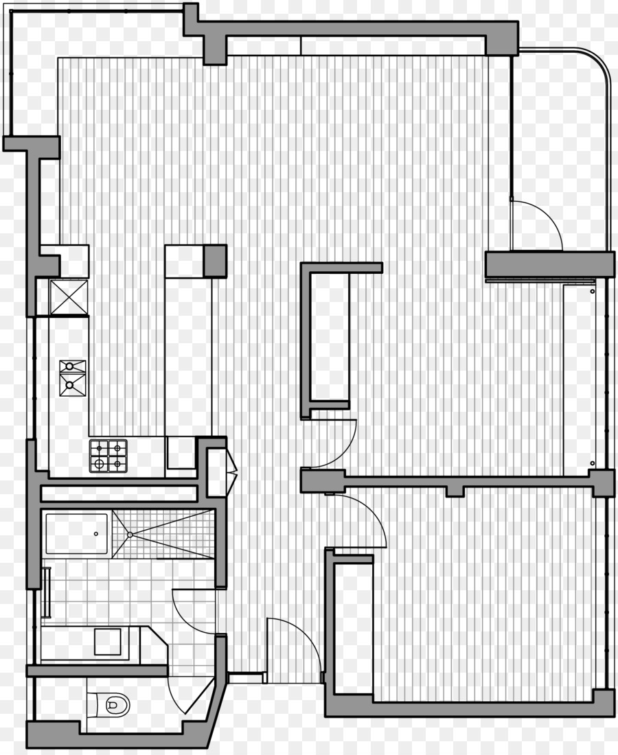 Architecture，Plan D'étage PNG