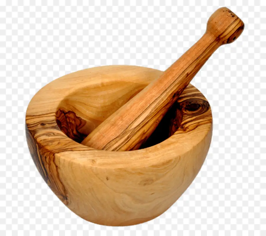 Mortier Et Pilon，En Bois PNG