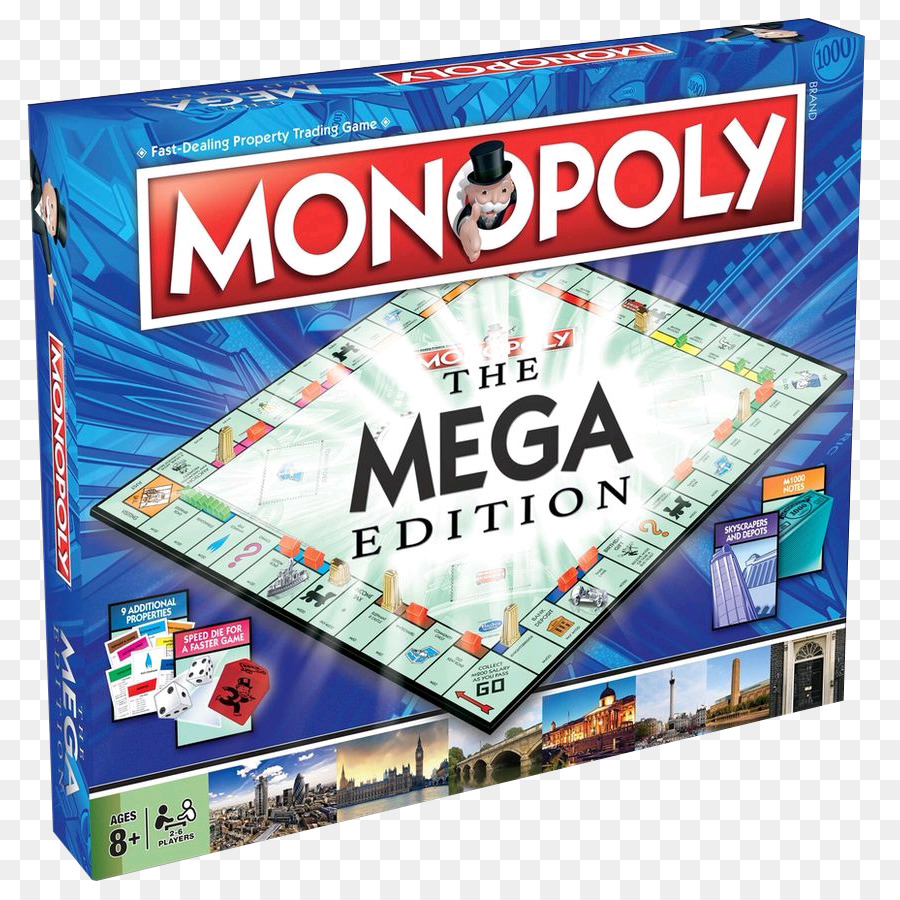 Le Monopole De La Méga édition, Monopole, Monopole Hasbro PNG - Le ...