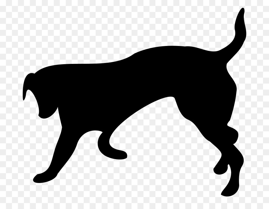 Silhouette De Chien，Noir PNG