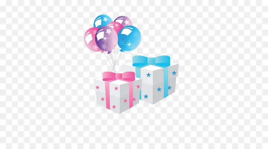 Cadeaux，Ballons PNG