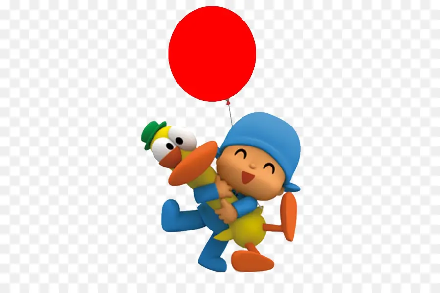 Personnages De Dessins Animés，Ballon Rouge PNG