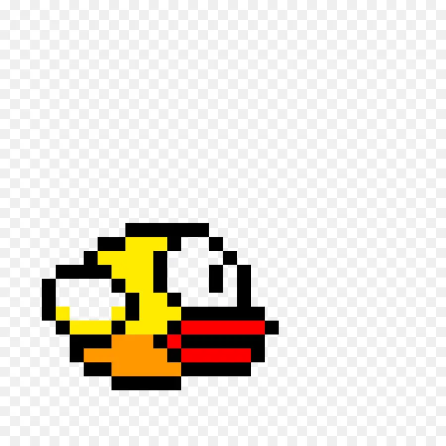 Oiseau Pixélisé，Pixels PNG