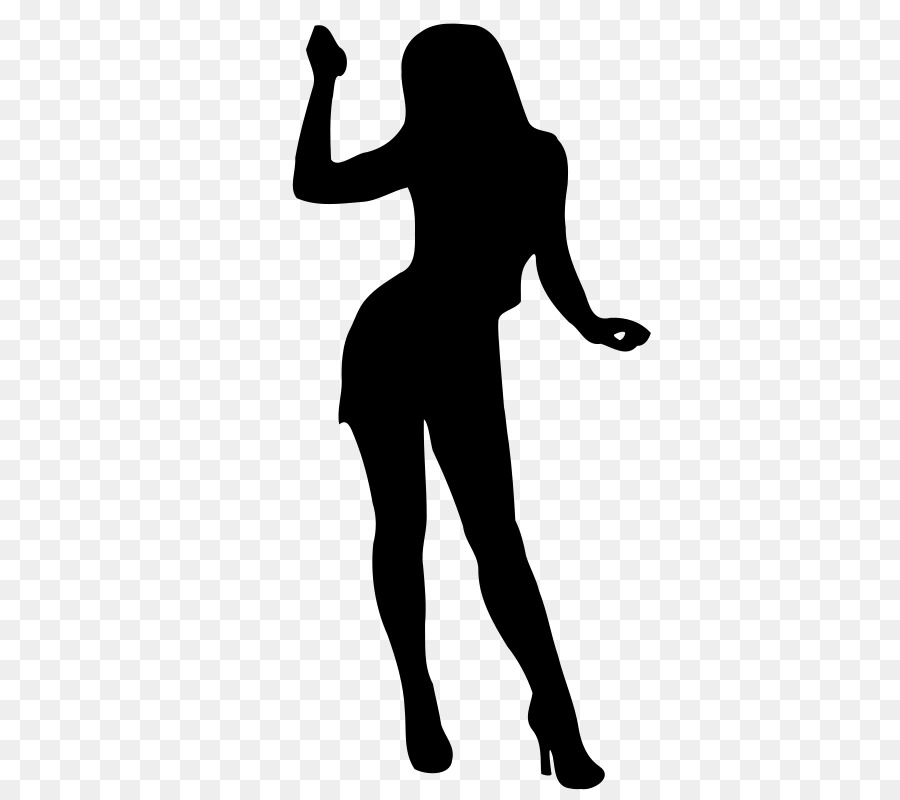 Silhouette De Femme，Ombre PNG