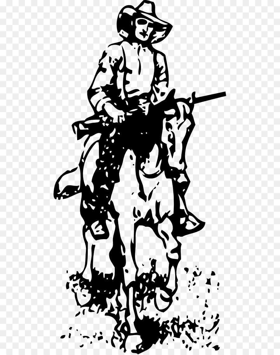 Cowboy à Cheval，Cavalier PNG