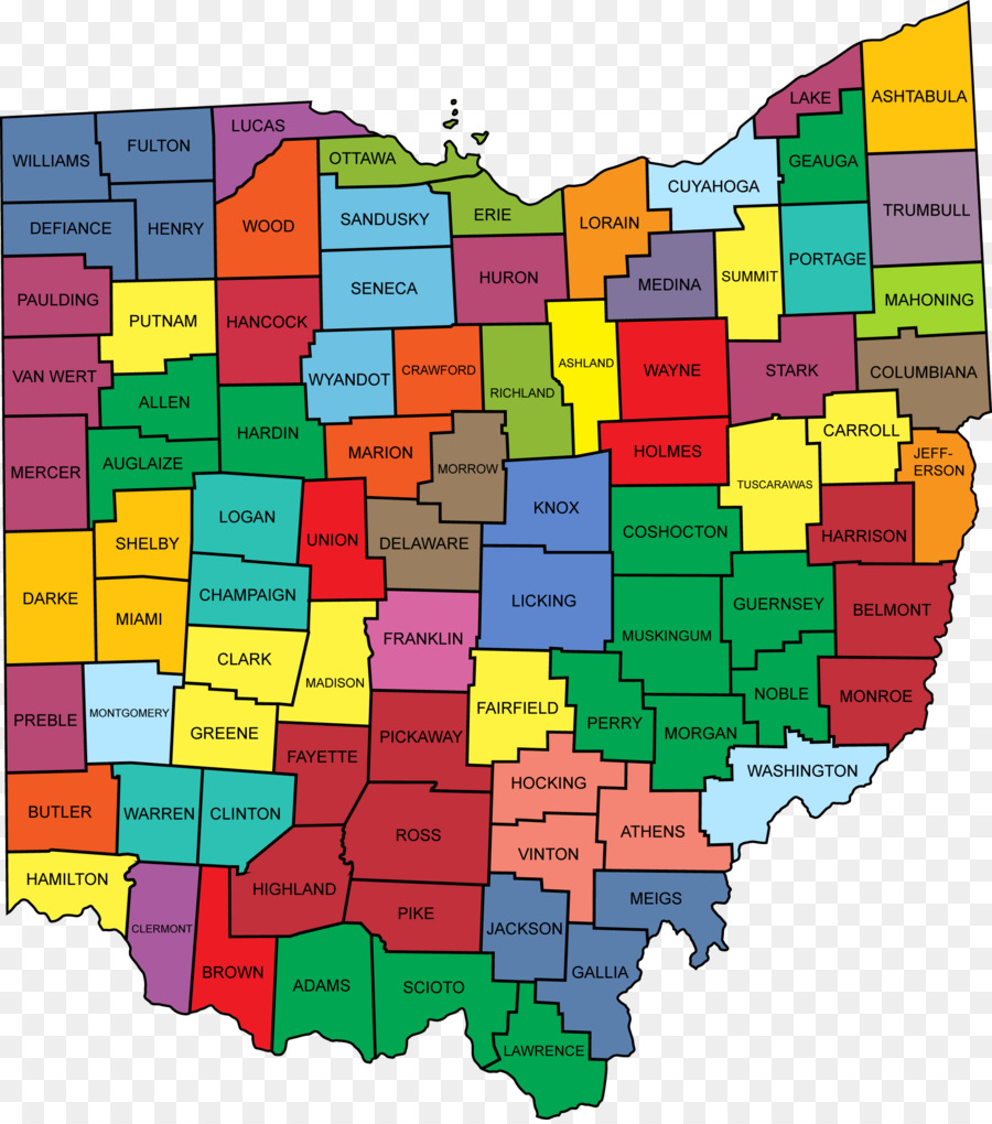 L Ohio，Carte PNG