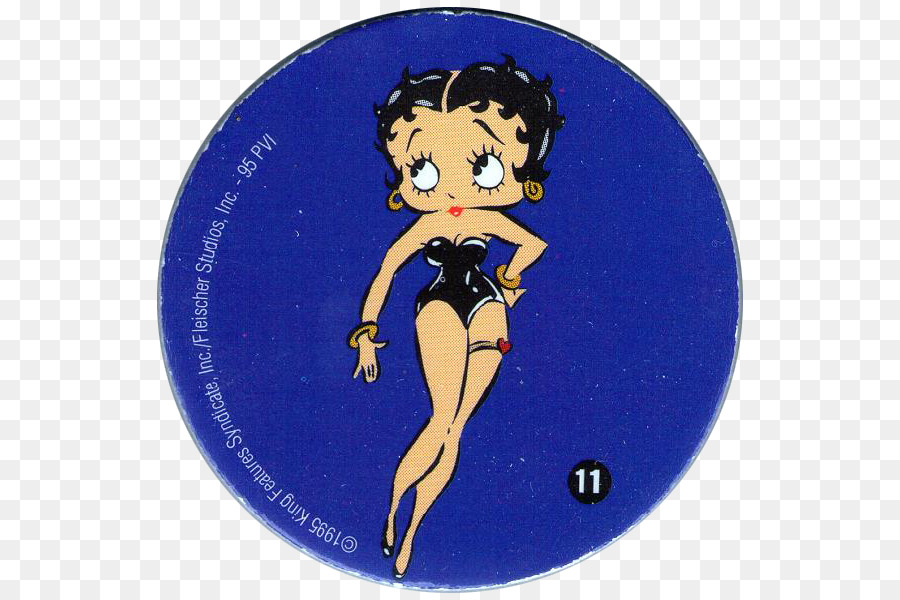 Betty Boop，Bleu Cobalt PNG