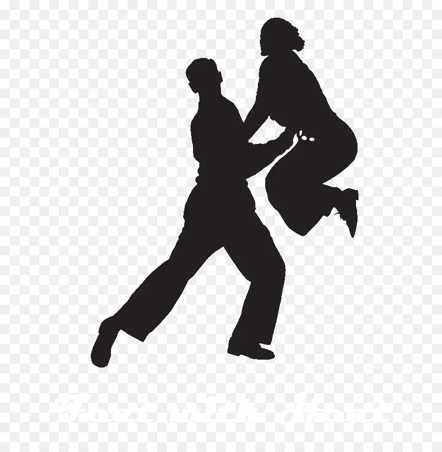 Silhouette De Danse，Couple PNG