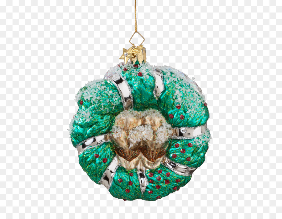Ornement De Noël，Turquoise PNG