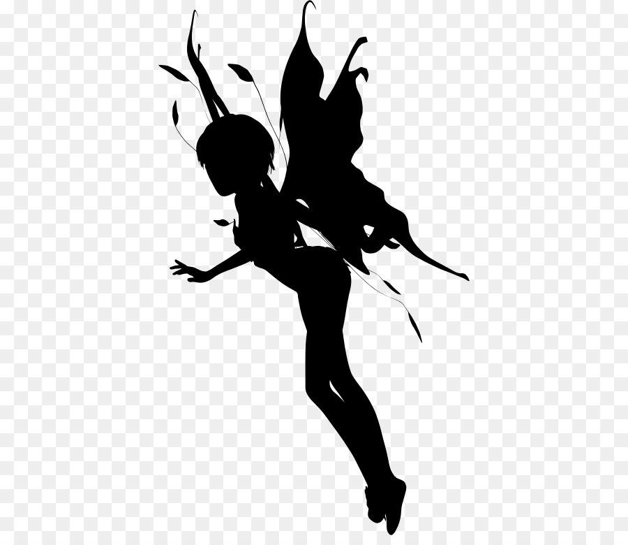 Silhouette De Fée，Ailes PNG