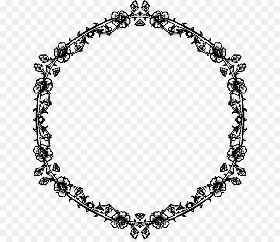 Couronne Florale，Cercle PNG