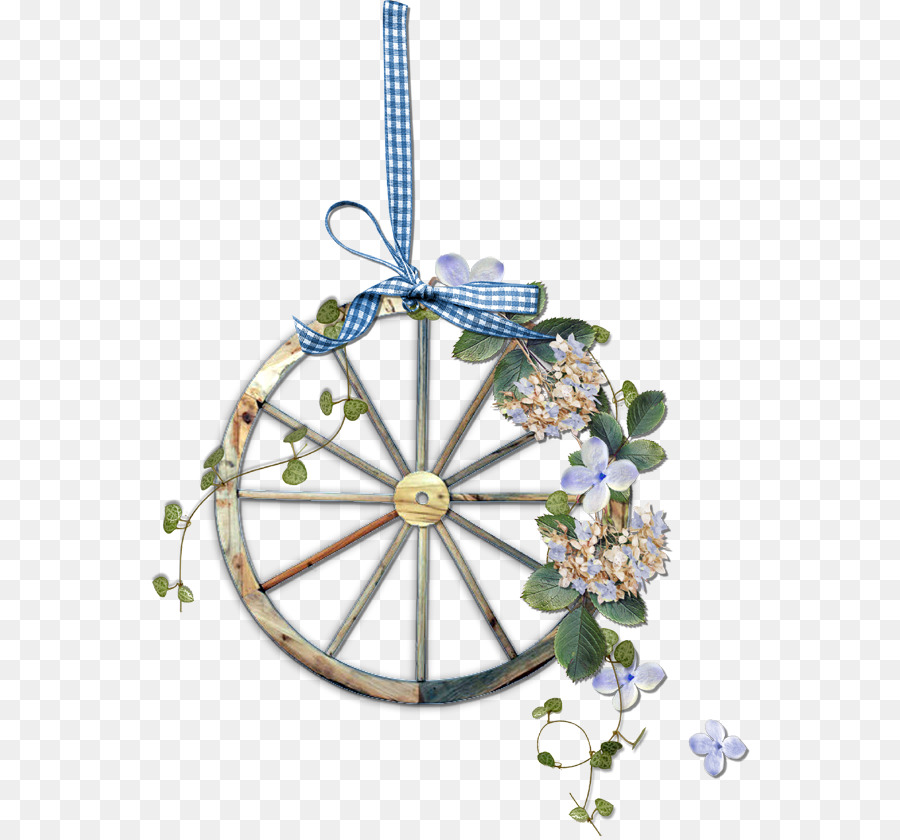 Roue Décorative，Fleurs PNG