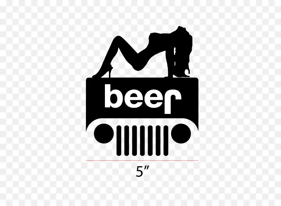 Logo De Bière Avec Silhouette，Silhouette PNG