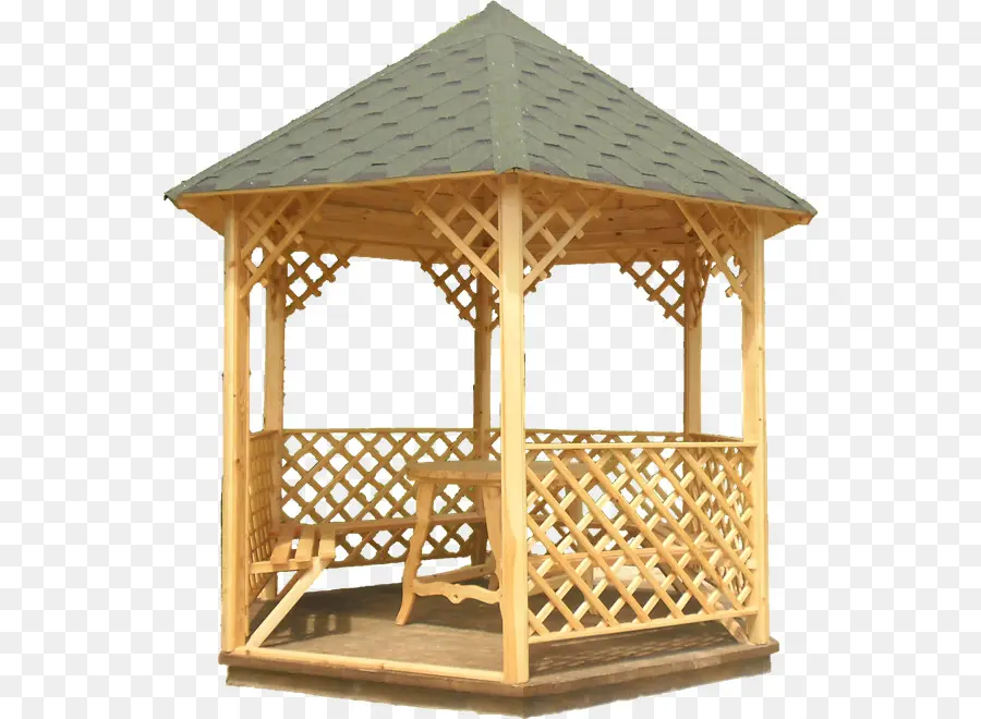 Gazebo En Bois，De Plein Air PNG