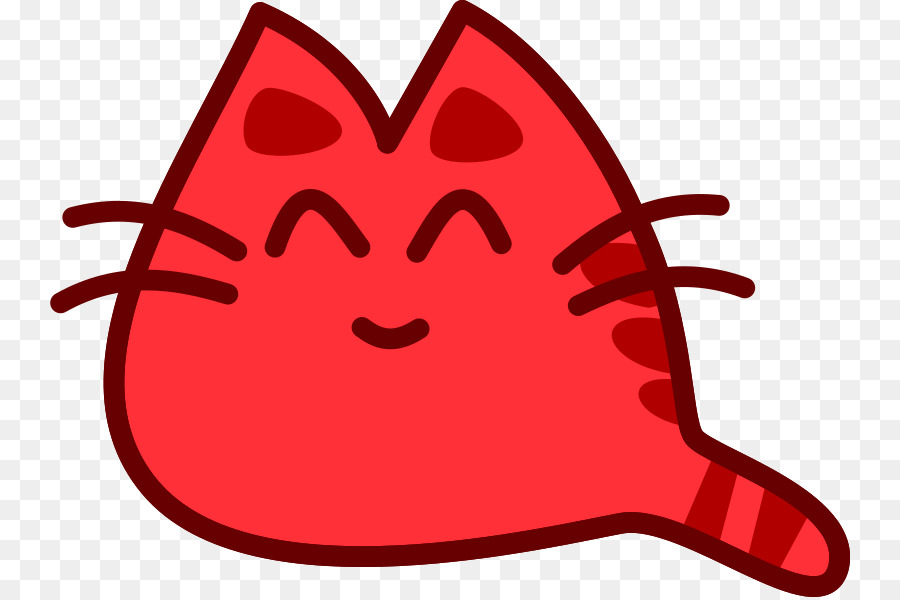 Chat De Dessin Animé Rouge，Animal PNG