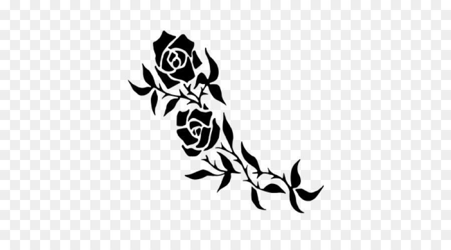 Rose Noire，Silhouette PNG