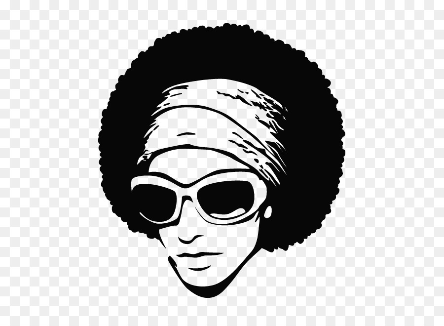 Femme Afro，Lunettes De Soleil PNG