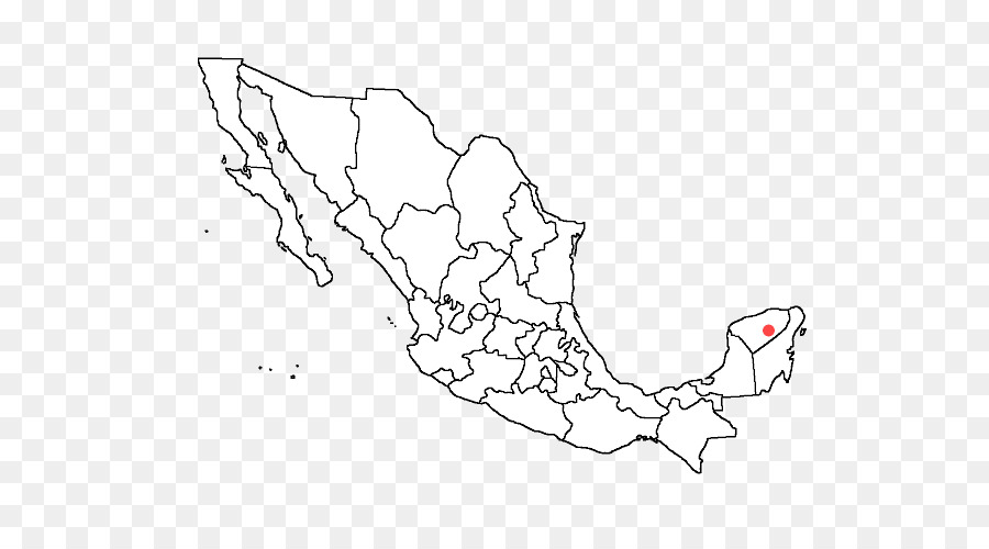 Mexique，Carte Vierge PNG