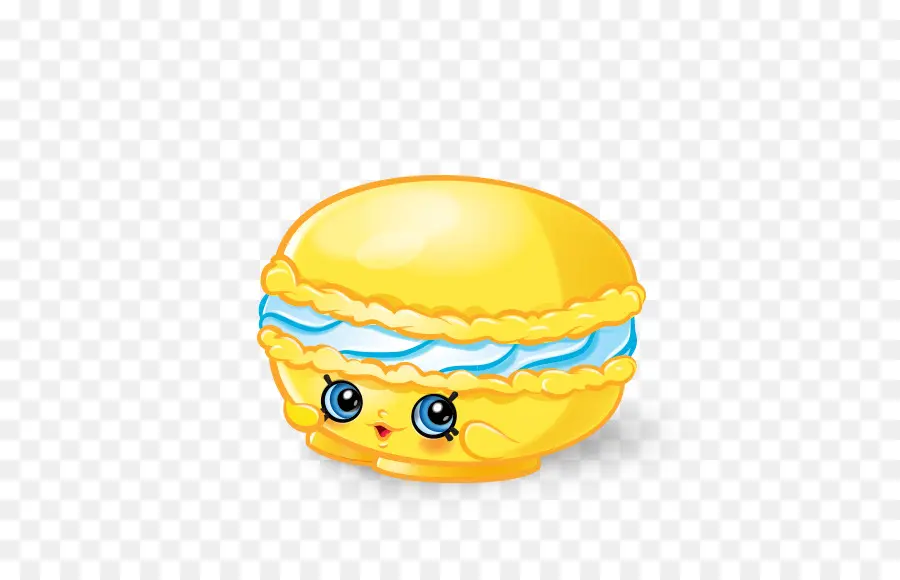 Macarons De Dessin Animé，Jaune PNG