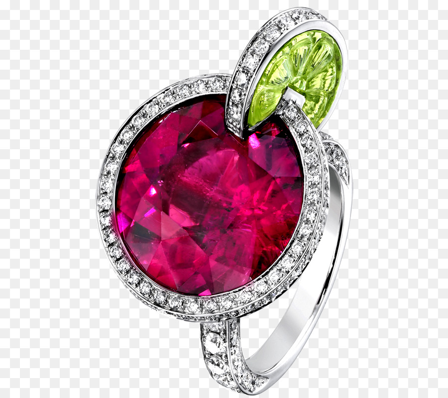 Bague Avec Pierres Précieuses Violettes，Diamant PNG