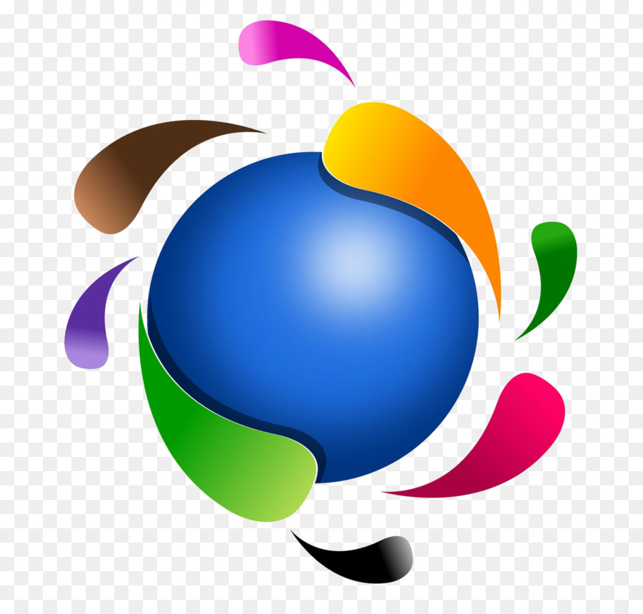 Globe Coloré，Sphère PNG