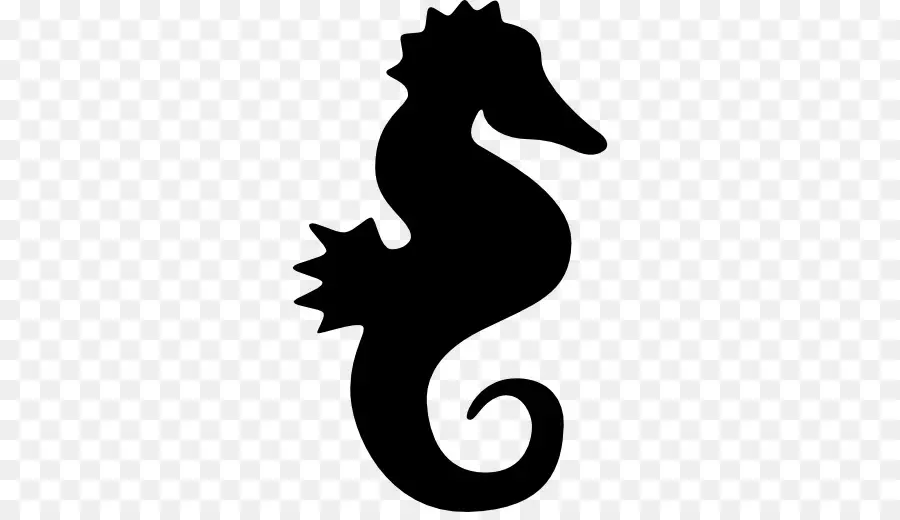 Hippocampe，Silhouette PNG