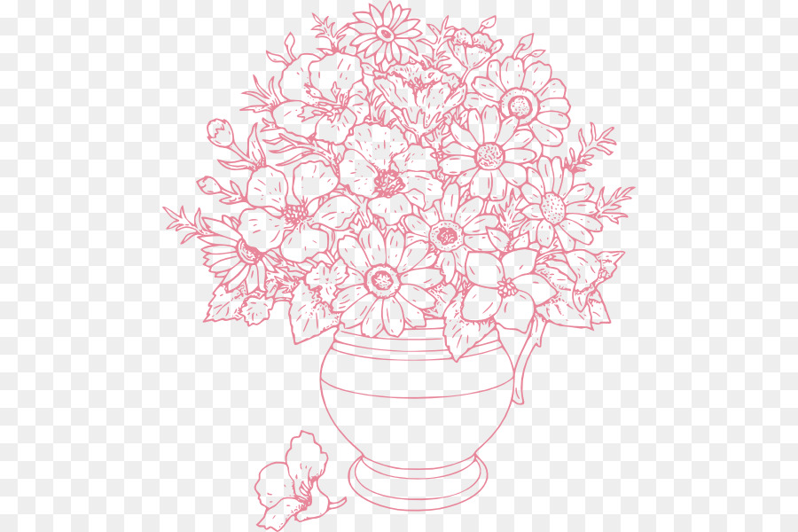 Bouquet De Fleurs Fleur Dessin Png Bouquet De Fleurs