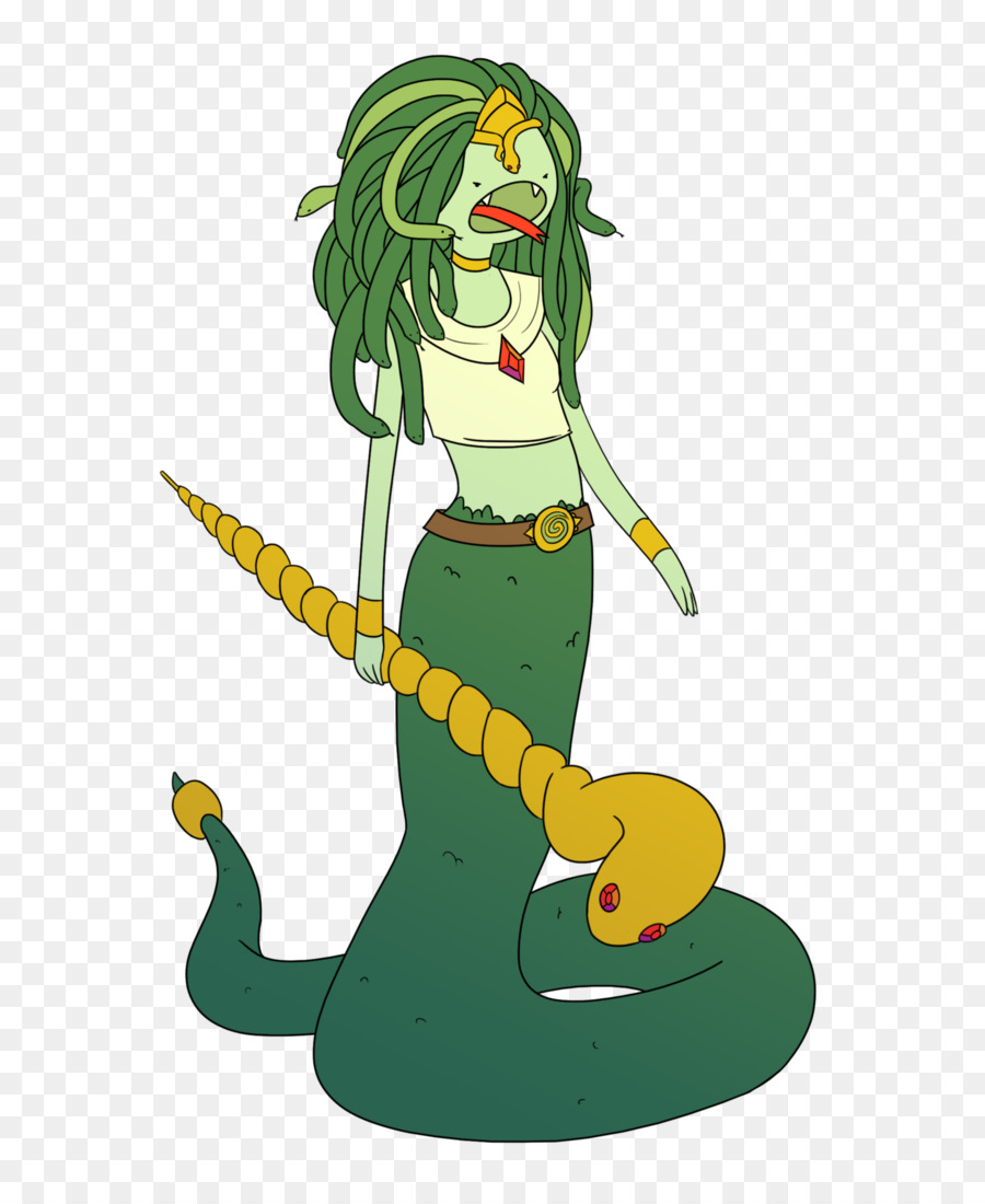 Méduse De Dessin Animé，Serpents PNG