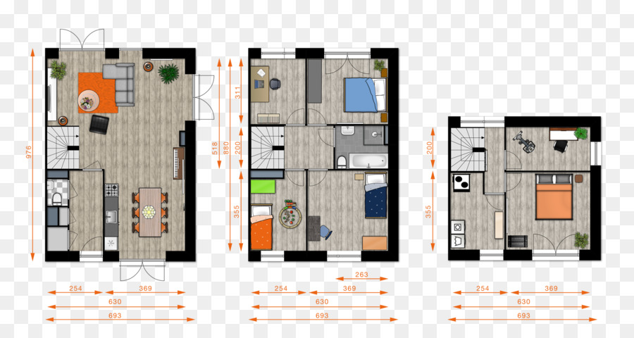 Plan D étage，Maison PNG