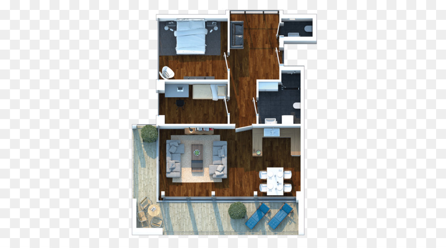 Plan D étage，Appartement PNG