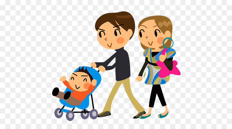 Promenade En Famille，Poussette PNG