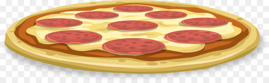 Pizza Au Pepperoni，Nourriture PNG