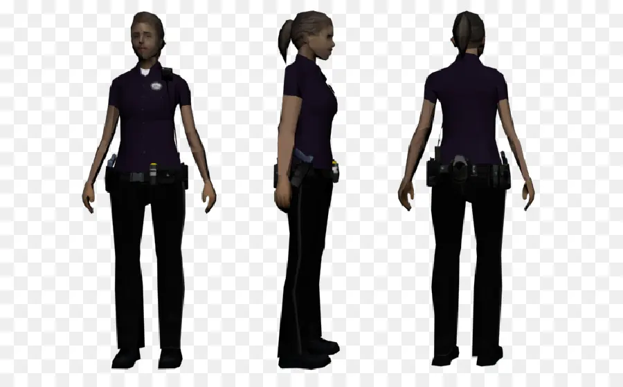 Officier De Police Modèle 3d，Modèle PNG