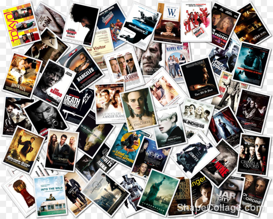 Collage D'affiches De Films，Films PNG