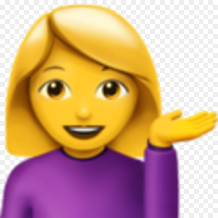 Femme Emoji，Geste De La Main PNG