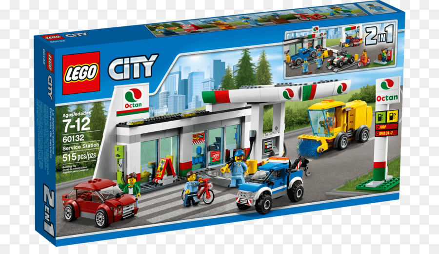 Lego 60132 Ville De Station Service，Lego City PNG