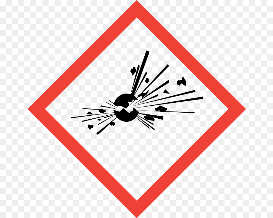 Pictogrammes De Danger Ghs，Matériau Explosif PNG