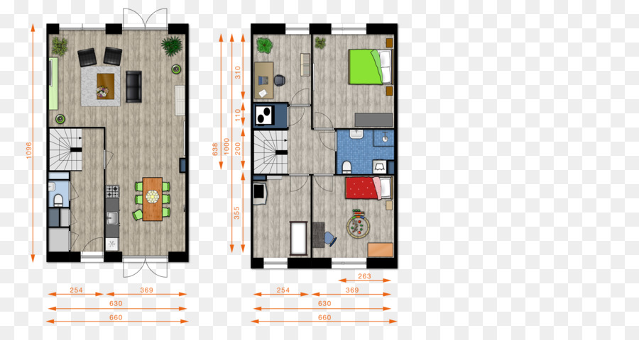 Plan D étage，Maison PNG