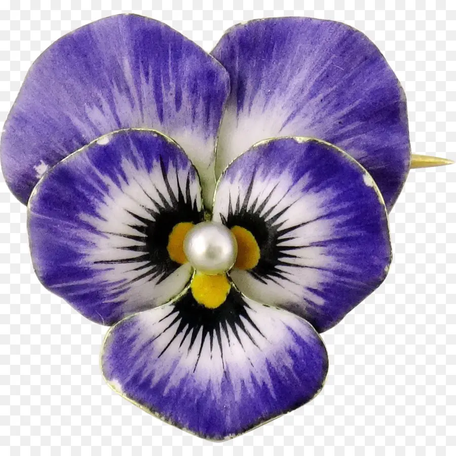 Fleur De Pensée，Violet PNG