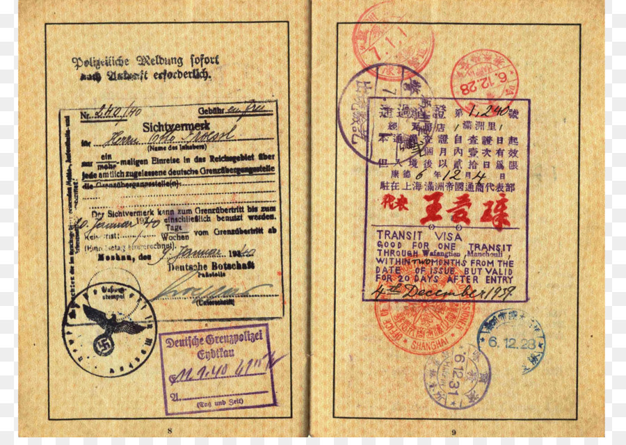 Timbres De Passeport，Voyage PNG