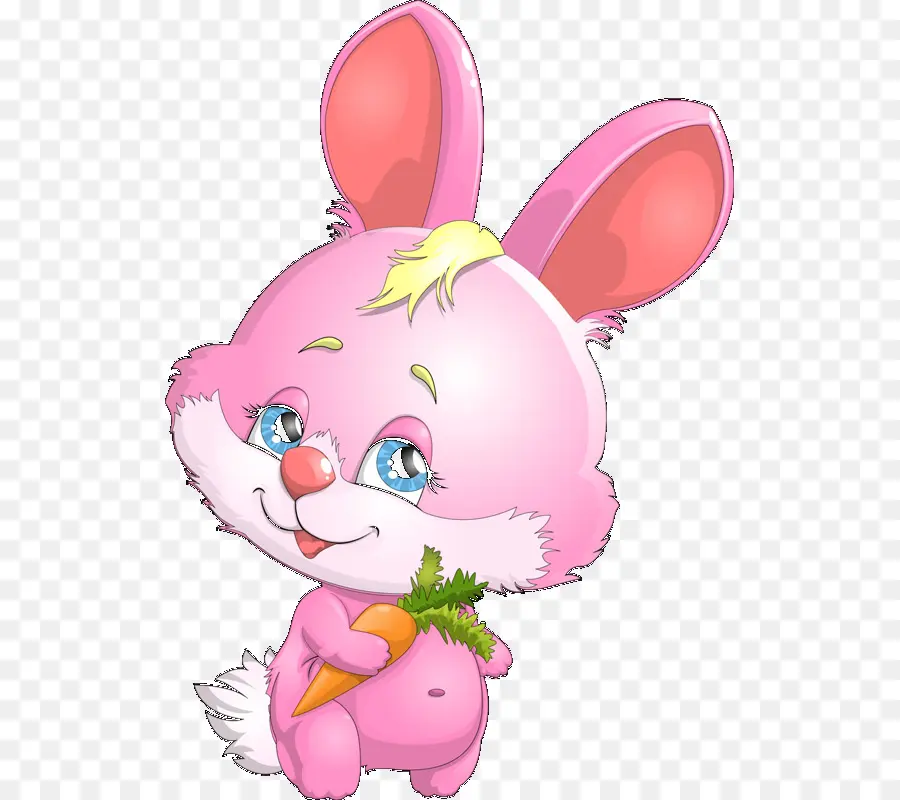 Lapin Rose，Carotte PNG