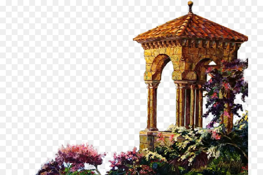 Gazebo En Pierre，Architecture PNG