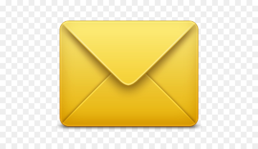 Enveloppe Jaune，Mail PNG