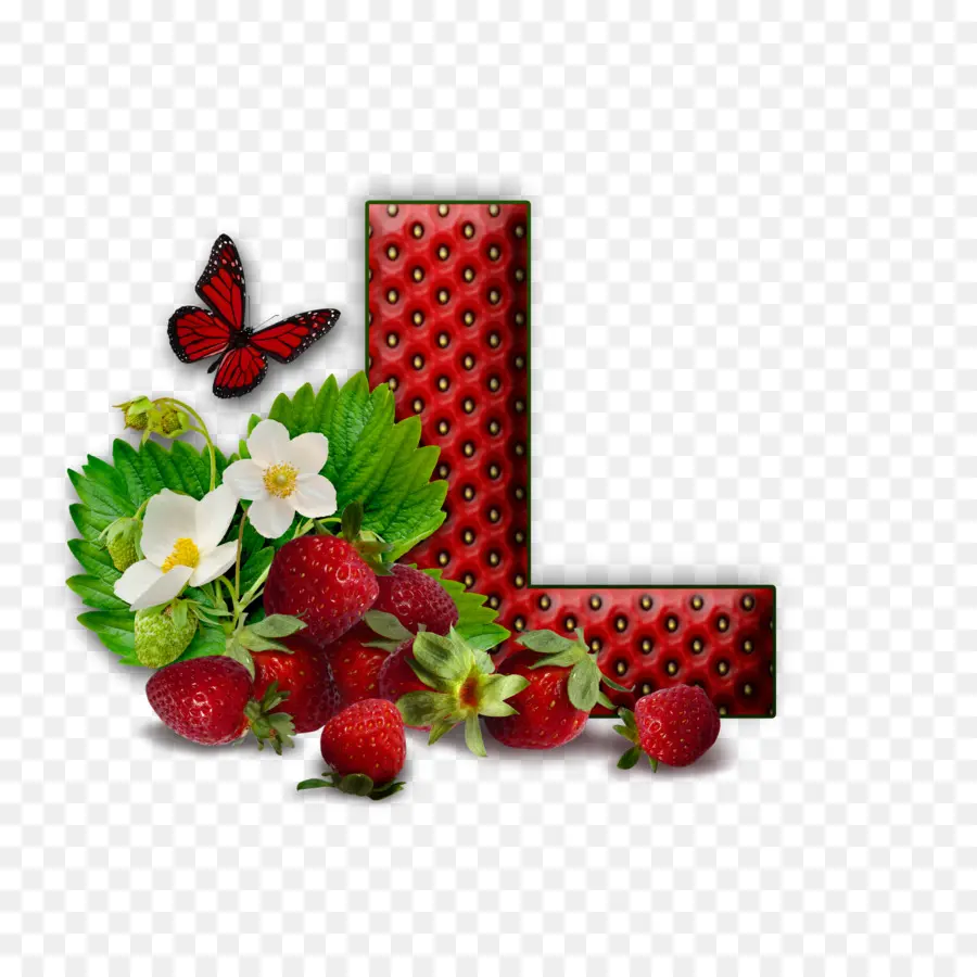 Lettre De Fraise I，Fruit PNG