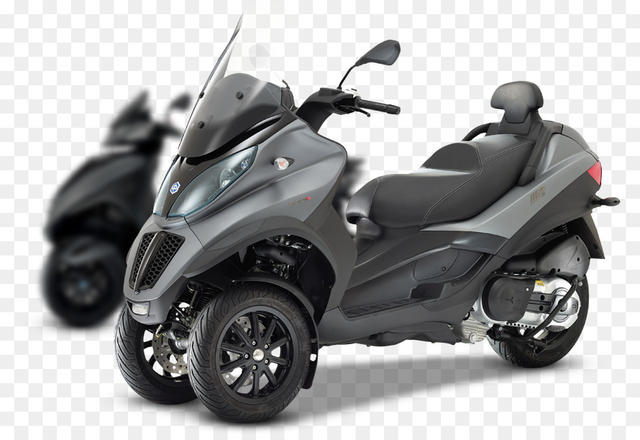 Scooter Noir，à Trois Roues PNG