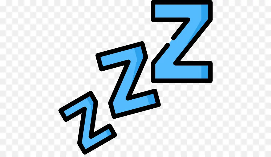 Zzz，Bleu PNG